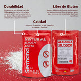 Eiklarpulver (350g) | Getrocknetes Eiklar Pulver | Eialbumin para Backen & Kochen | Ohne Zusatztoffe | Envasado en bolsa con cremallera sin lactosa