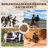 Barras de Emergencia Tabletas de Supervivencia con Sabor a Chocolate para Actividades al Aire Libre Camping Emergencia Ventisca Terremoto Desastre Kit de preparación de Larga Vida 12 Piezas