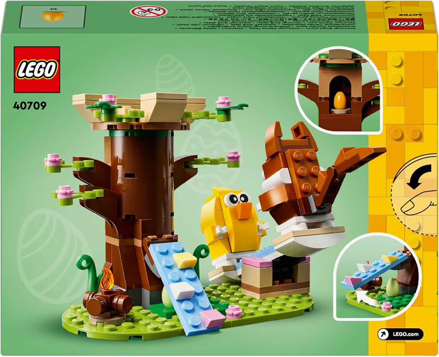 LEGO Spring Parque infantil para animales, Set de construcción de pájaros y ardillas, Set de casa en el árbol para niños, Idea de regalo para niños y niñas de 8 años, Set de animales, Figuras de animales de juguete 40709 Juegos de construcción Beuche den LEGO-Store