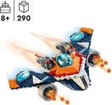 Nave espacial LEGO Marvel Rockets vs. Set de nave espacial para construir de Ronan, figura de superhéroe de Guardianes de la Galaxia, juguete de regalo para niños y niñas de 8 años 76278 Juegos de construcción Besuche den LEGO-Store