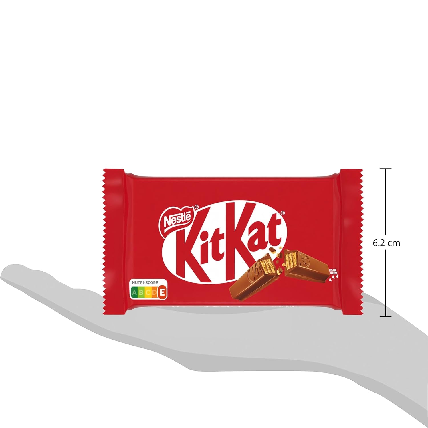 Barras de chocolate Nestlé KitKat Classic Barras de oblea crujientes de chocolate con leche, paquete de 24 (24 x 41,5 g)