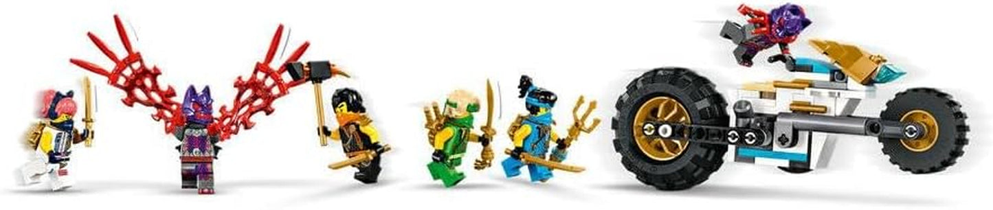 LEGO NINJAGO Ninja Team Combi Caterpillar Set 4 en 1 con planeador, coche de carreras y 2 motocicletas y 6 minifiguras Regalo para niños y niñas Ninja Toy 71820 Juegos de construcción Besuche den LEGO-Store