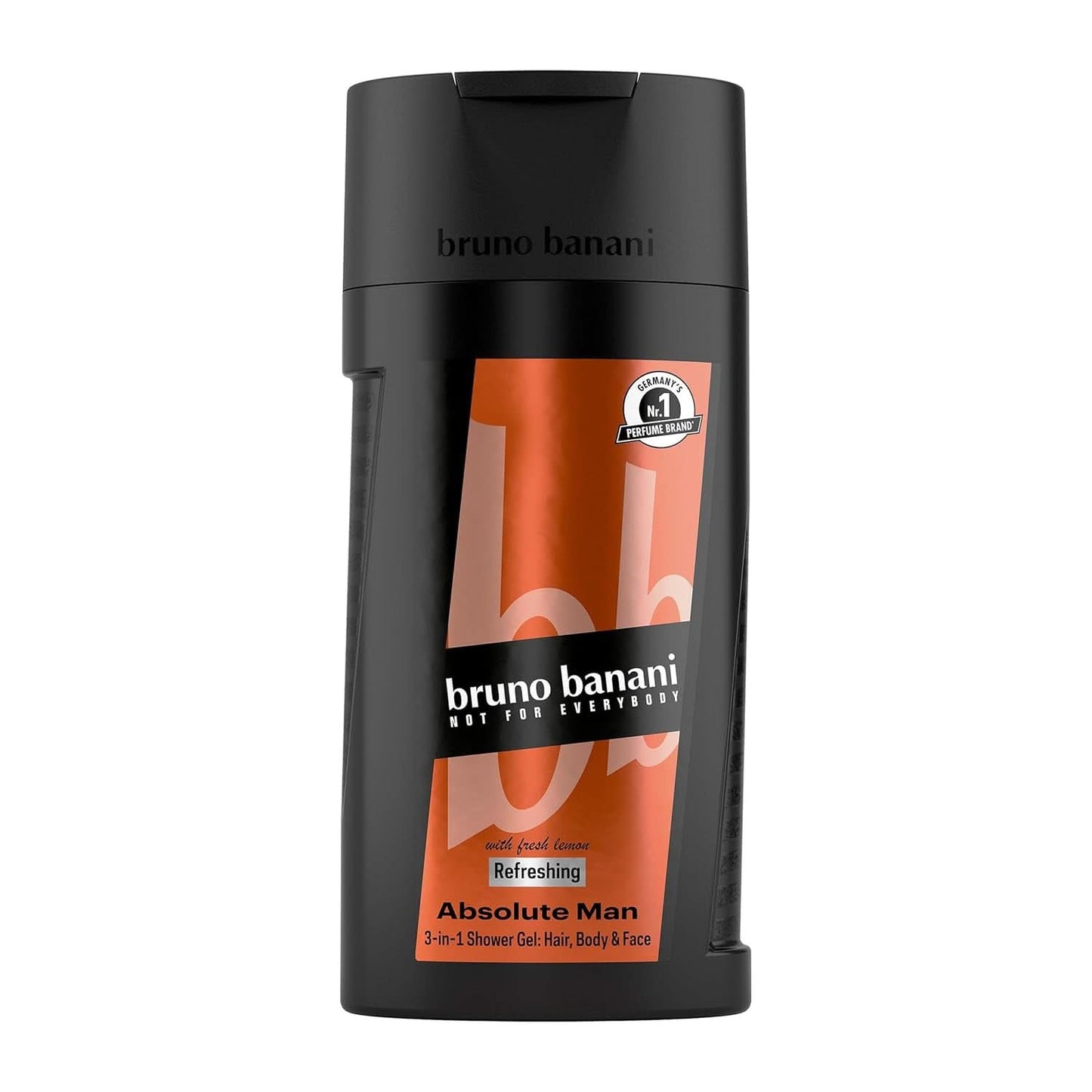 Bruno Banani Loyal Man Gel de ducha 3 en 1 para cuerpo, cabello y rostro, hombre, 250 ml Ducha y baño Naty Shop 250 ml Pimienta negra