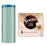 Senseo Pads Café Latte, 10 x 8 Getränke, 80 Kaffee Pos, incluido Senseo Pad Dose