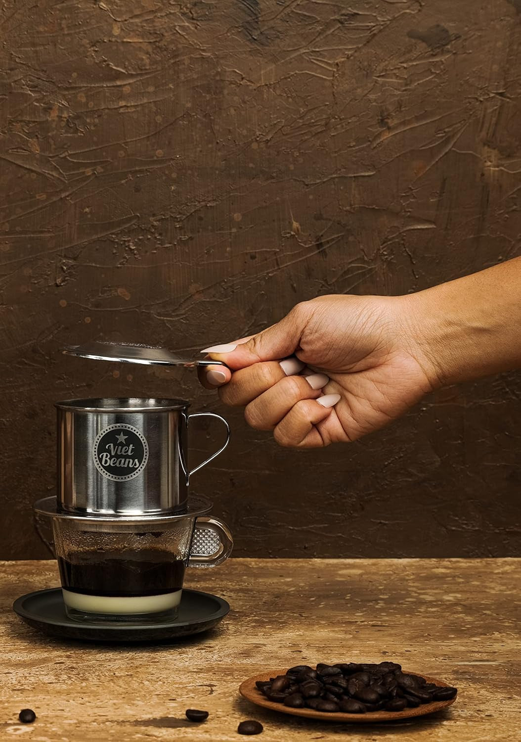 VietBeans KEO - Schokoladiger Kaffee – Ganze Kaffeebohnen - Geröstet en mantequilla, whisky y ron - Schoko-Geschmack intensivo - Aroma: Schokolade - 250 g