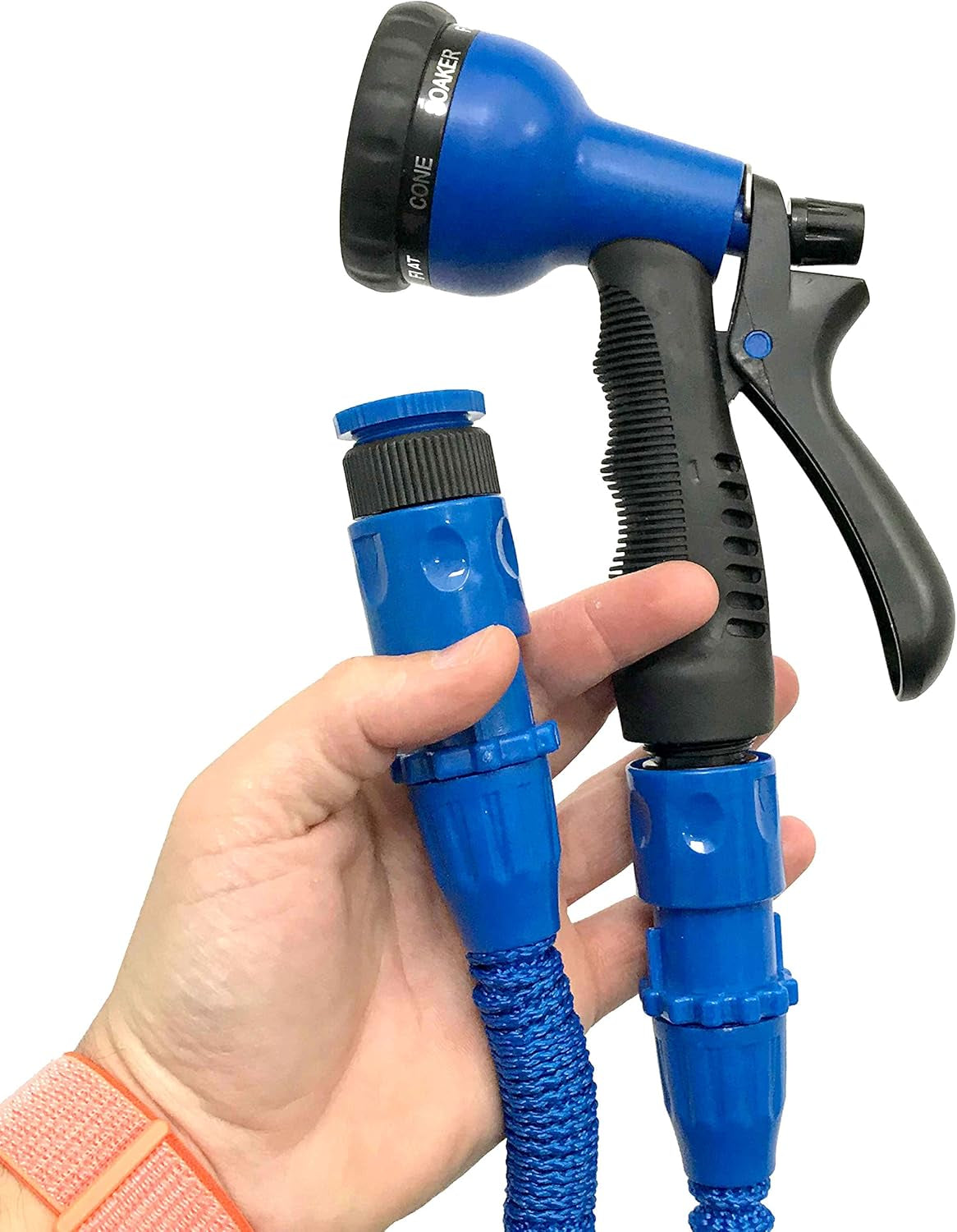 Pro C2607B Manguera Extensible con Presión del Agua, Azul, 7,5 metros
