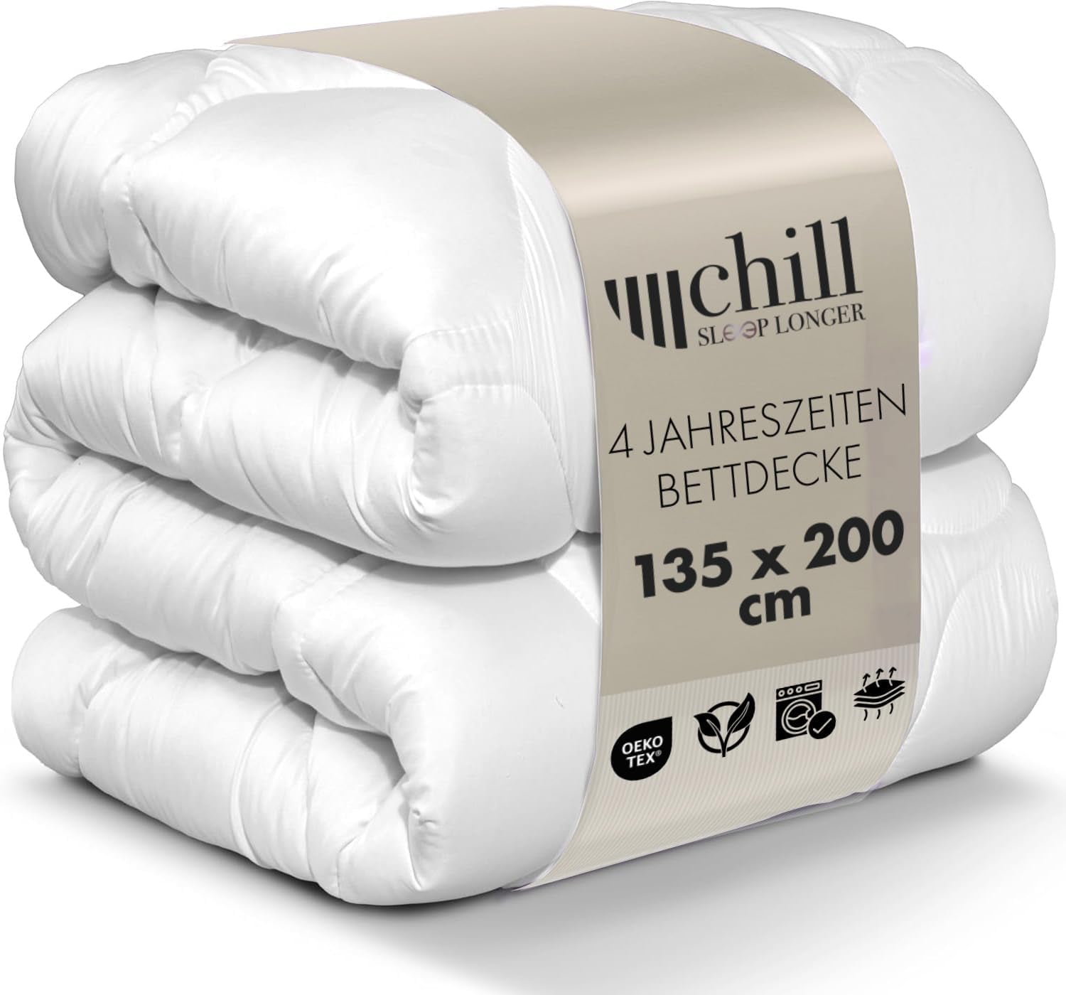 Edredón 4 Estaciones 135X200 - Edredón 2 en 1 para todas las estaciones 135X200 - Edredón transpirable, lavable y vegano - Edredón dúo con banda confort para dormir - Relleno 500G y 700G Naty Shop Edredones y edredones 135 X 200 Cm