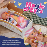Muñeca bebé Baby Born Lena (Niña) - 36 cm - 7 funciones, incluidos accesorios y colchón - Funciona completamente sin pilas - Apto para niños pequeños a partir de 1 año
