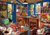 Schmidt Spiele 59977 Puzzle secreto, El taller del padre, puzzle 1000 piezas Puzzle Naty Shop