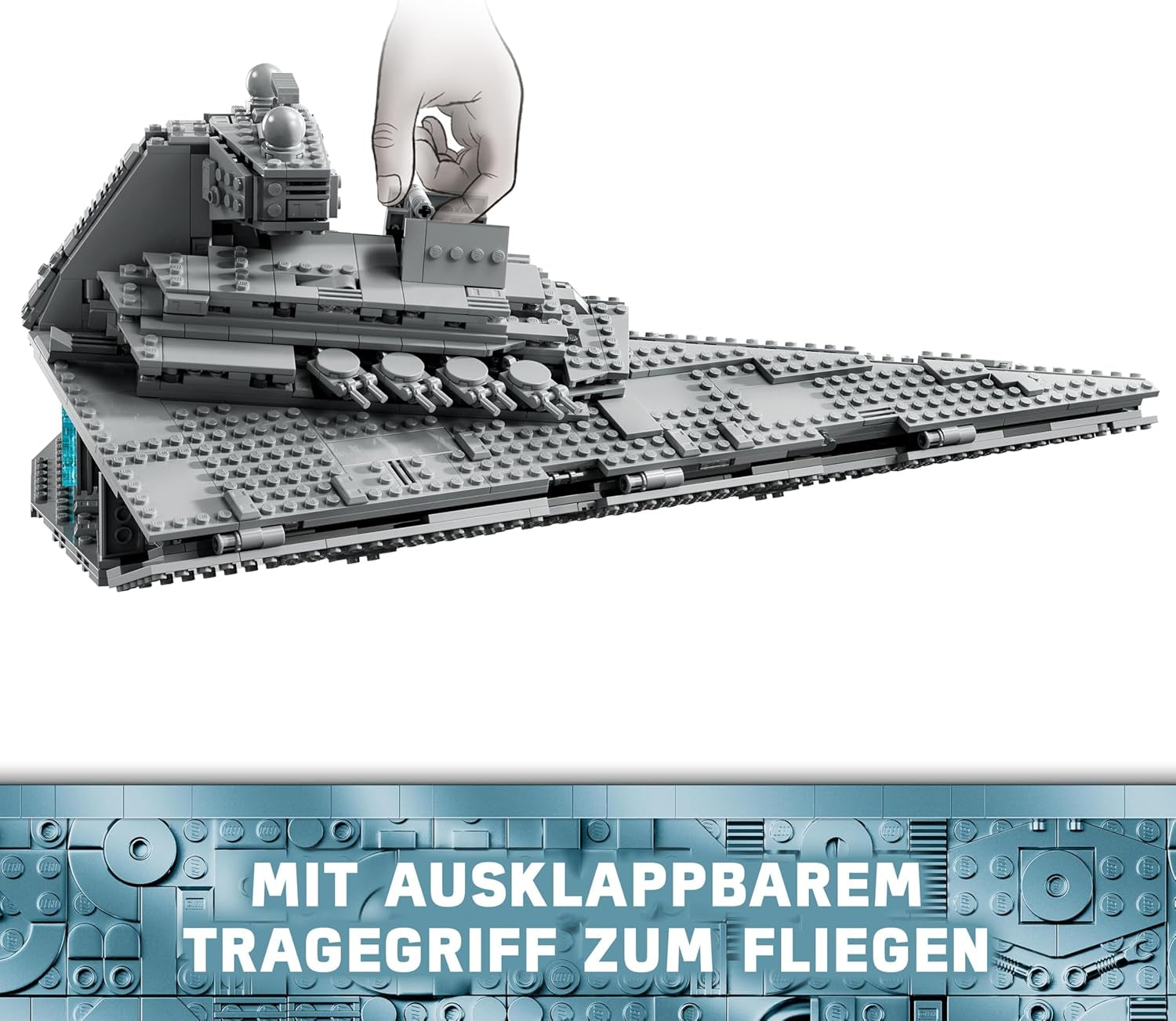 LEGO Star Wars Destructor Estelar Imperial, Set de Nave Estelar, Juguete de Construcción, Set de Juego de Darth Vader y Cal Kestis, Regalo de Cumpleaños para Niños, Niñas y Fanáticos 75394 Juegos de Construcción Besuche den LEGO-Store