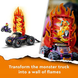 LEGO 60339 City Stuntz Show de Stuntz, Set de Doble Bucle, Incl. rampa, camión monstruo, motocicleta 2X y 7 minifiguras, juguete para niños mayores de 7 años Juegos de construcción Besuche den LEGO-Store