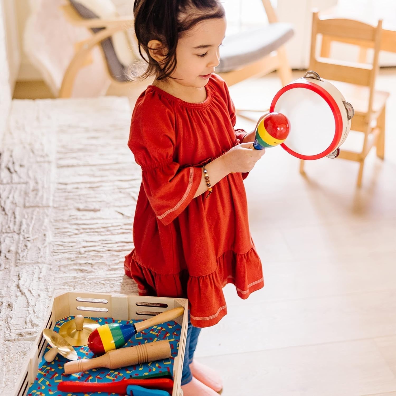 Melissa & Doug Una banda en una caja | Juguetes educativos | Juguetes musicales para niños | 3+ | Regalo para niño o niña Naty Shop Baby Toys