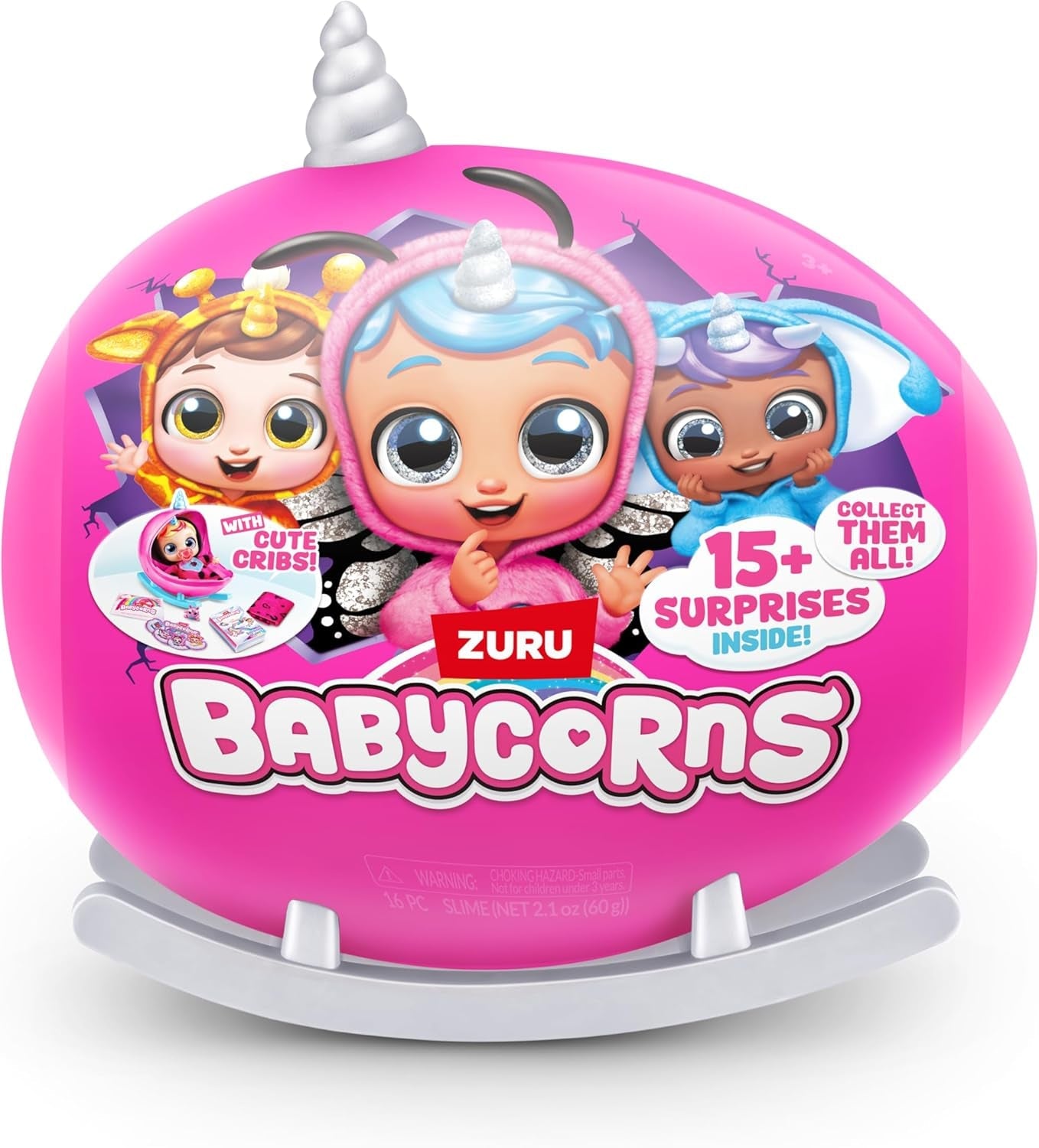 Babycorns Magic Dolls Serie 1 Pequeña (Skylar) de ZURU, Sorpresa, Unboxing, Bebita, Muñeca