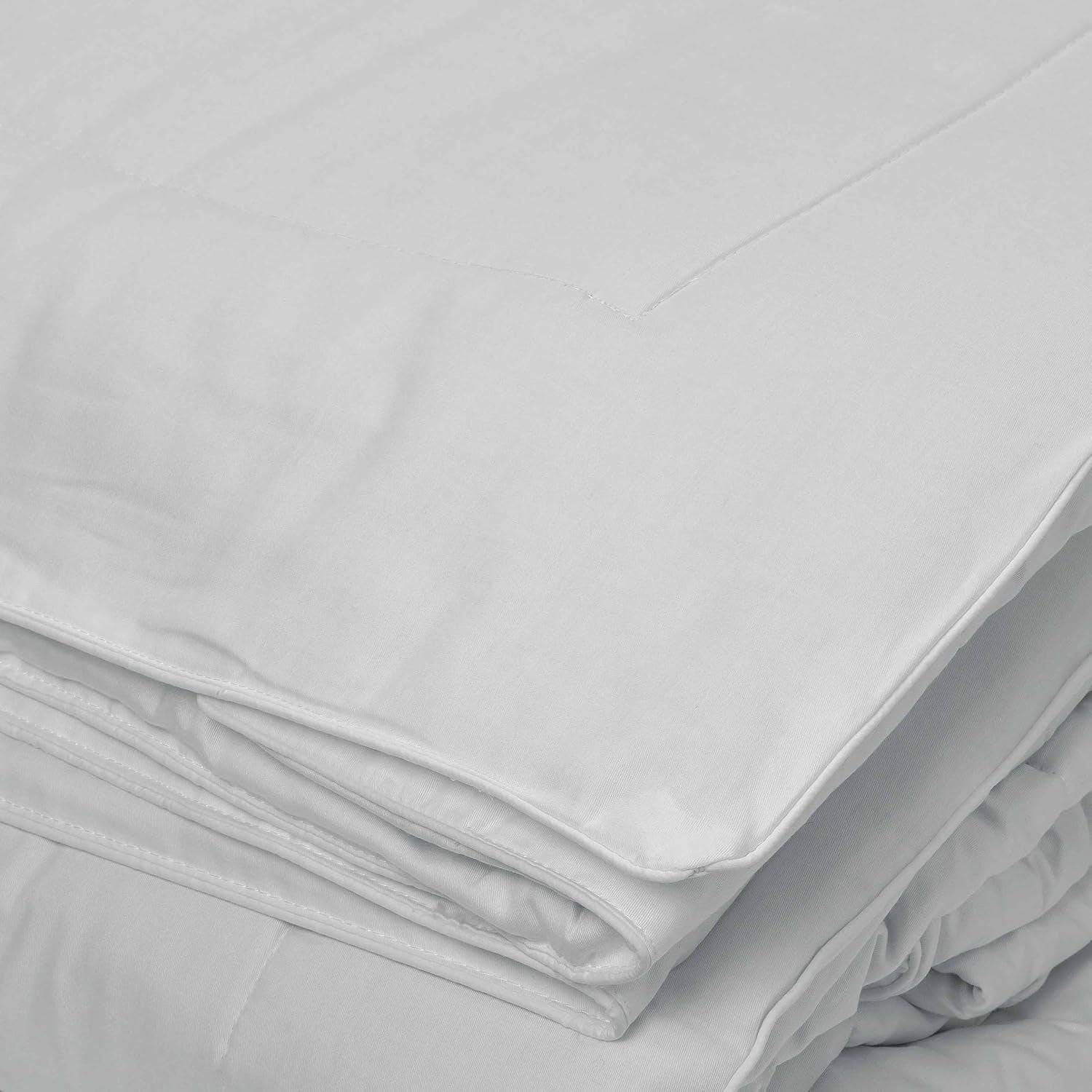 Edredón Toison D'Or Silkydor natural, algodón satinado 380, 240 X 280 cm, blanco Edredones y colchas Naty Shop