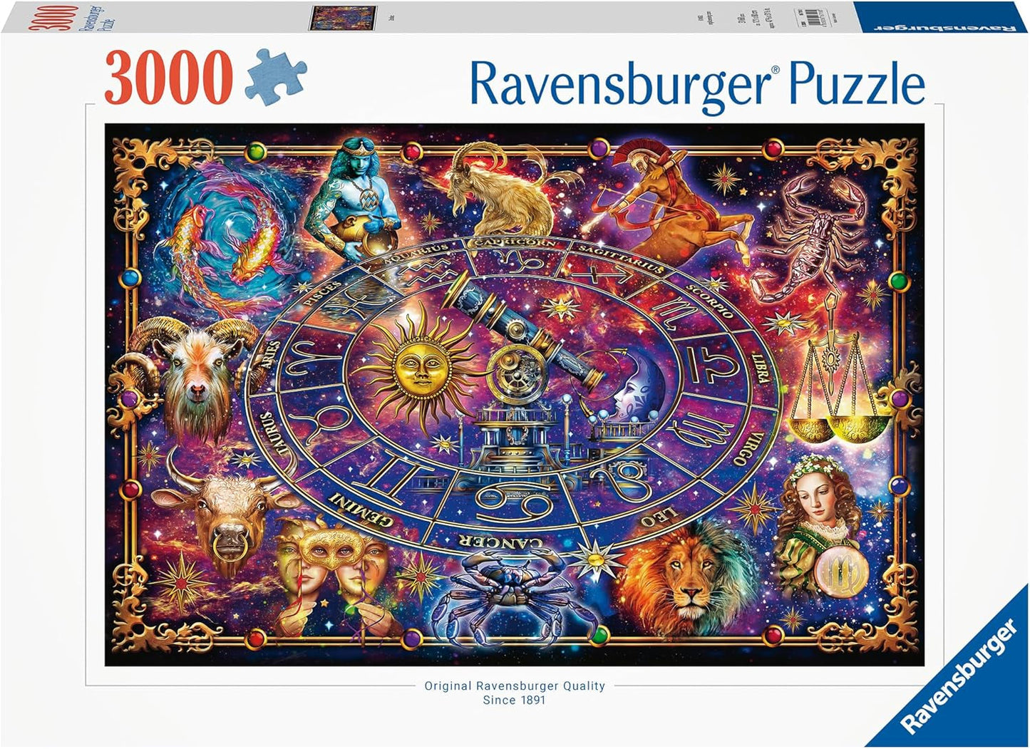 Ravensburger Puzzle 16718 - Signos del Zodíaco - Puzzle de 3000 piezas para adultos y niños a partir de 14 años Puzzle Naty Shop