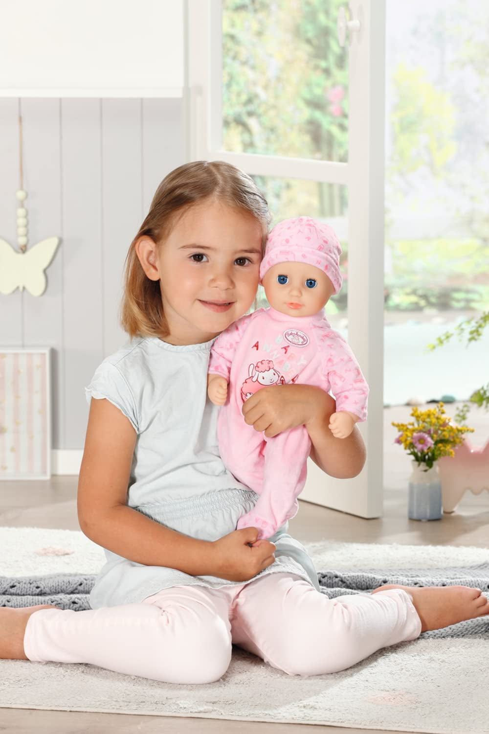Annabell Muñeca blanda Little Annabell de 36cm, con cuerpo de tela y ojos somnolientos, 36cm, 709870 Zapf Creation