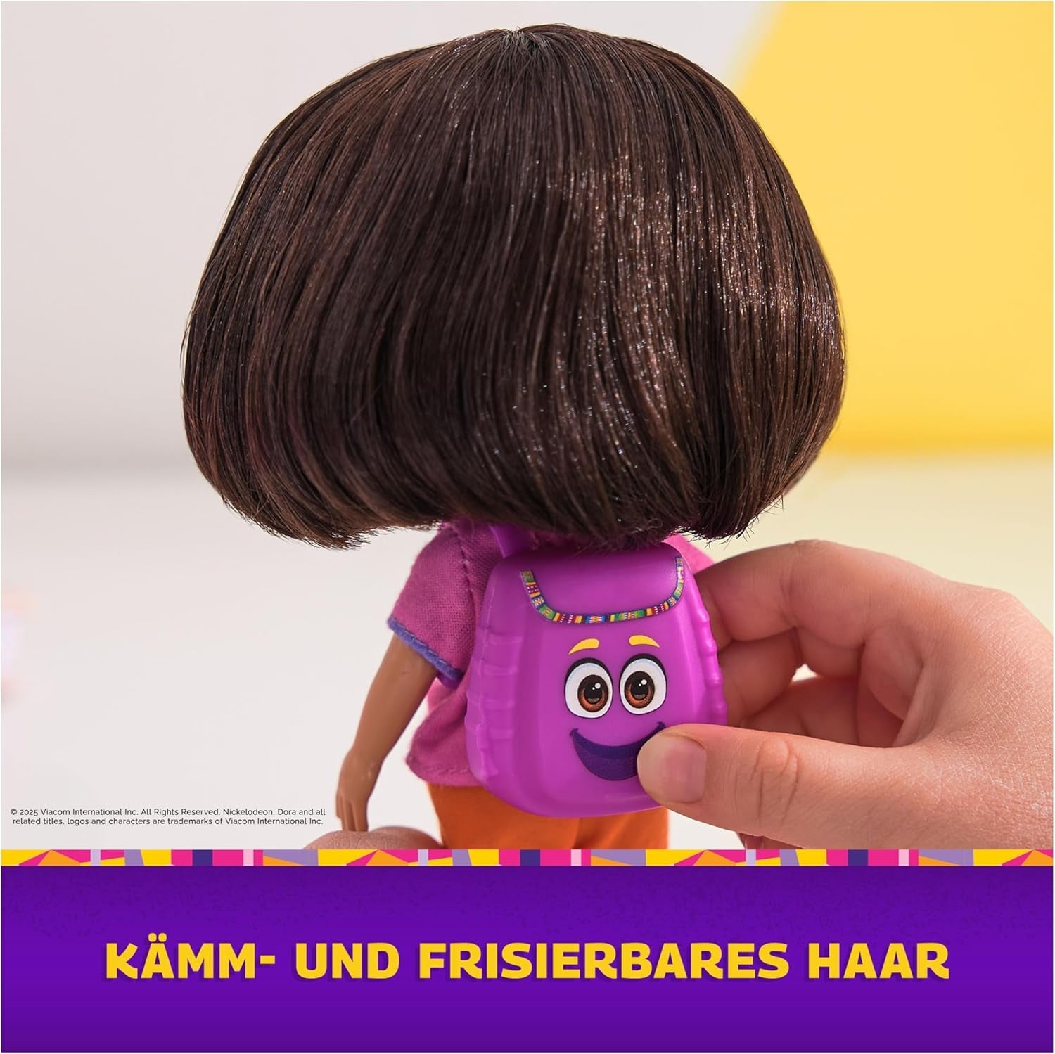 DORA - Muñeca Best Friend - Tamaño 22 cm, con pelo peinable, cartera y botas de mono, conocida por la popular serie de televisión, para niños a partir de 3 años