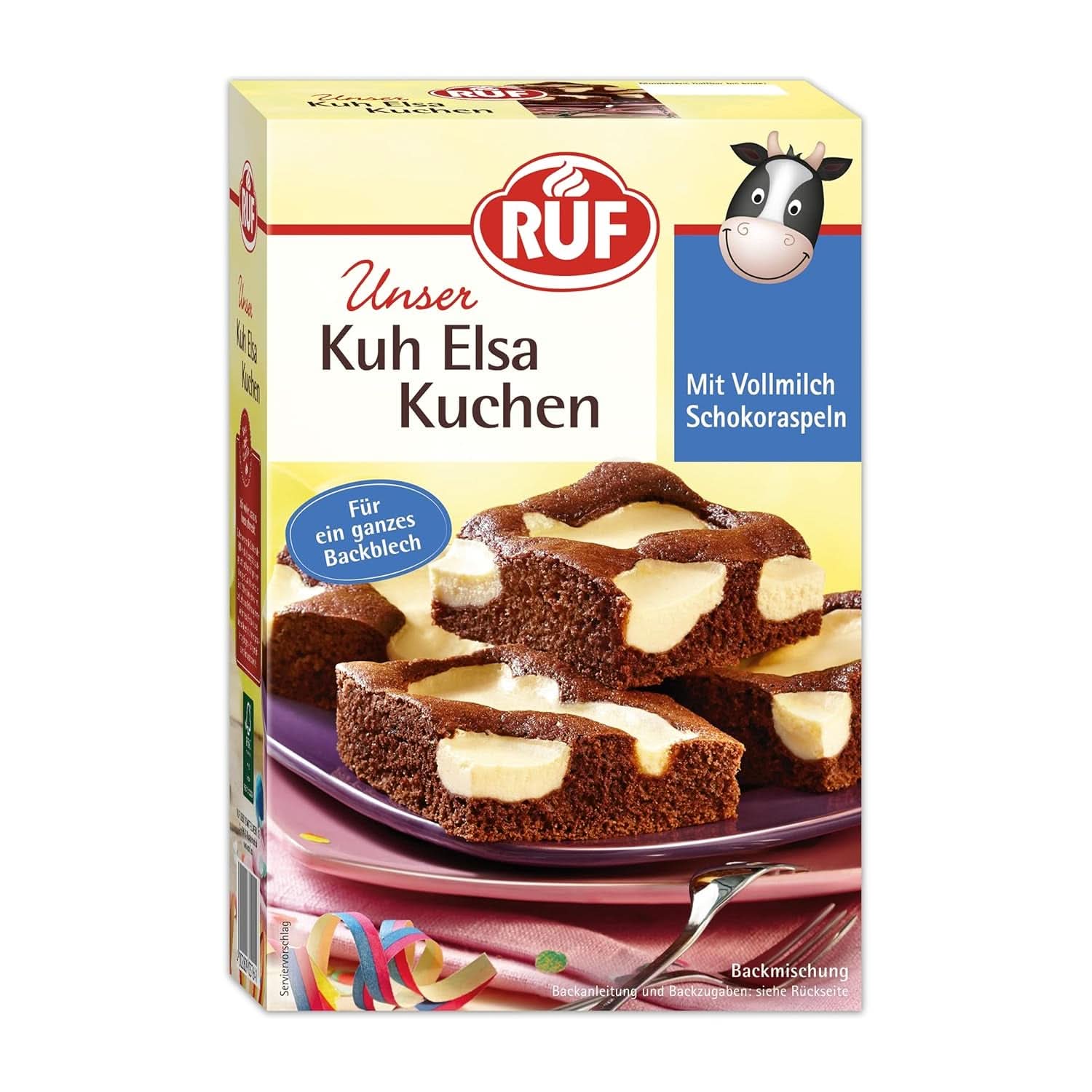 RUF Preparado para tartas, varios colores Esmaltes y Decoración Naty Shop 775 gramos Tarta Elsa