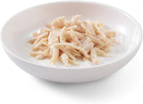 Comida húmeda para gatos adultos, filetes de pollo en filetes y gelatina 100% natural, pack de 6 cajas x 85g