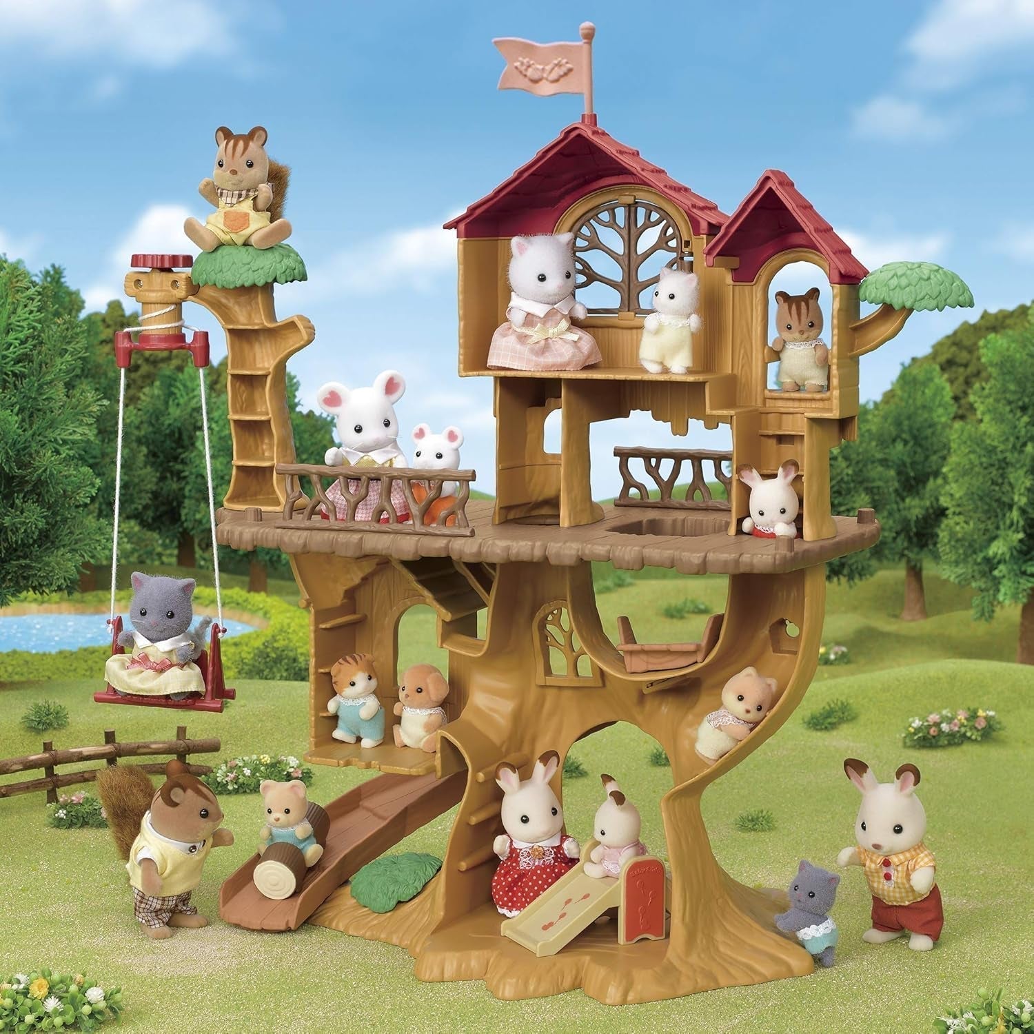Sylvanian Families 5494 Casa del Árbol de Aventuras - Juego de Casa de Muñecas Casas de Muñecas Naty Shop