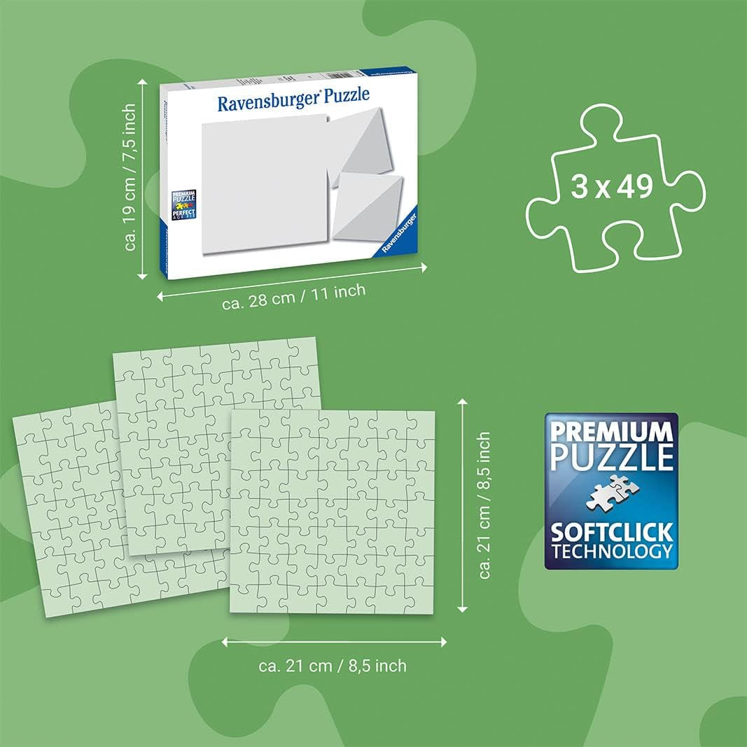 Puzzle Ravensburger para niños - 12000859 Encantador mundo submarino - Puzzle de 3X49 piezas para niños a partir de 5 años Puzzle Naty Shop