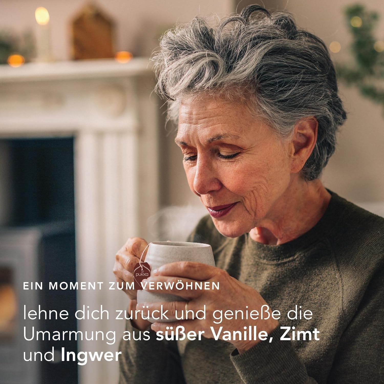 Pukka | Mezcla de tés aromatizados orgánicos "Vanilla Chai" | Canela, jengibre y vainilla | Tea for a treat with natural sweetness | Paquete de 1 | 20 bolsitas de té