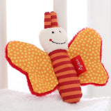 41174 Cascabel Estrellas Rojas juguete para bebé niña y niño recomendado desde el nacimiento marrón & 41181 Juguete atrapamariposas Juguete para bebé niña y niño Estrellas Rojas recomendado desde el nacimiento naranja Bebe Naty Shop Juguetes