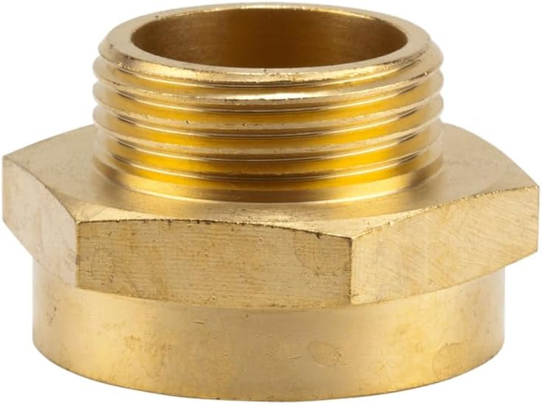 Boquilla roscada reductora de latón Gardena: Conector de latón para reductor roscado, por ejemplo, para bombas, rosca externa de 33,3 mm (G 1 pulgada) / rosca interna de 42 mm (G 1 1/4 pulgada) (7266-20)