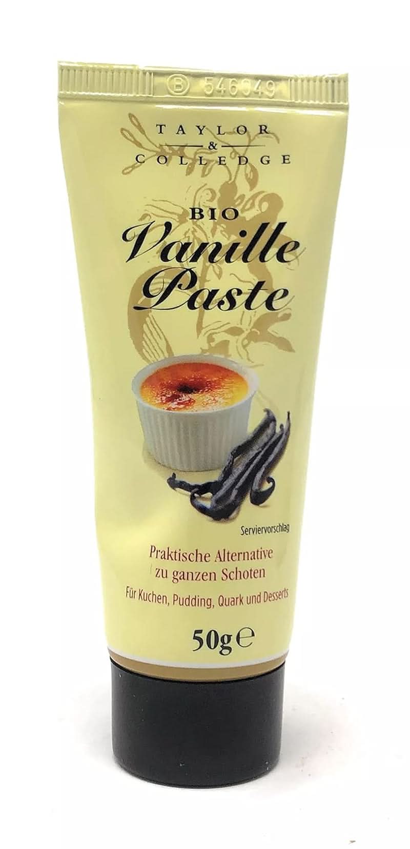 Pasta de vainilla ecológica en tubo, 50 gramos Aromas Naty Shop