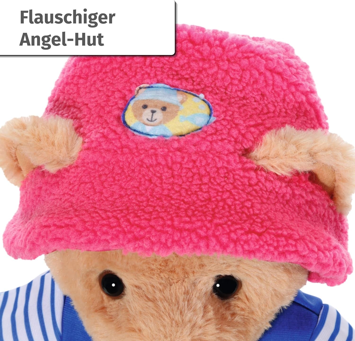 Baby Born Disfraz de pescador de peluche con caña de pescar para muñecas de 43 cm y osito de peluche, 835982 Zapf Creation