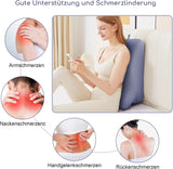 Almohada de lectura para cama y sofá, almohada de plumas, almohada de espuma viscoelástica, almohada para dormir de lado, almohada ergonómica de apoyo para la espalda para leer y mirar televisión