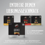 Caffè Vergnano 1882 - Èspresso Kompostierbare Kaffeekapseln , Compatible con Nespresso, Intenso (Intenso) - Packung Enthält 100 Kapseln