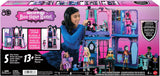 Casa de muñecas Monster High Buh-tique Hotel, juego plegable con sorpresas aterradoras en cada habitación y más de 13 juegos, incluidos muebles y accesorios, JBF16
