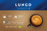 Café Royal Professional Pads, Bio Lungo, 50 Pads compatibles con Nespresso (R) Professional para oficina y gastronomía, certificados Bio y Fairtrade, 100 Prozent Arábica, Intensidad 5