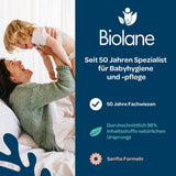 BIOLANE - Toallitas húmedas para bebés, cara y manos - Toallitas de limpieza extra suaves para la higiene - Toallitas húmedas para bebés desde el nacimiento - Sin alcohol - 12 x 64 toallitas (768 toallitas)