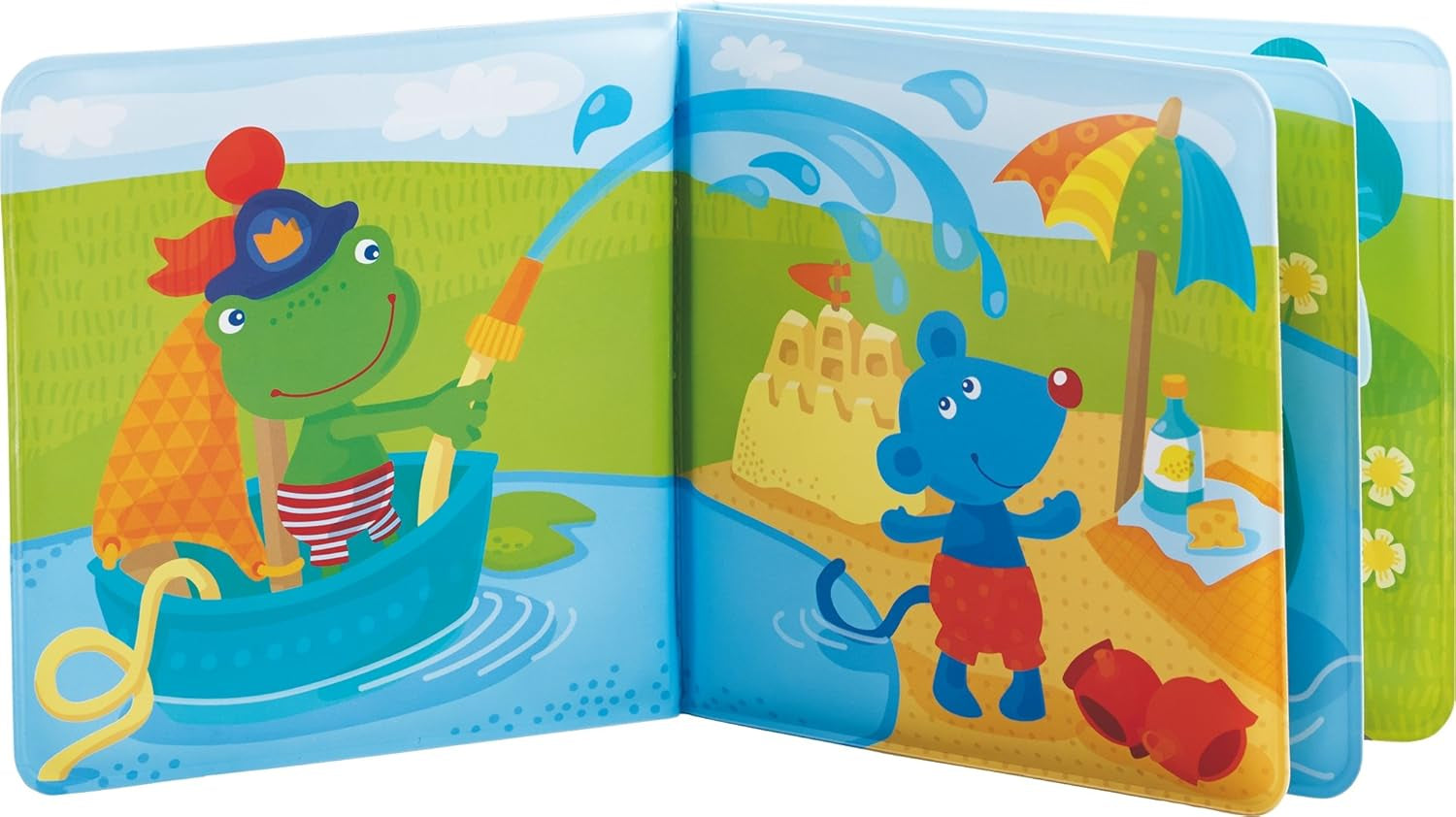 HABA 302634 Libro de baño Captain Frog 2, juguete para niños pequeños Baby Toys Naty Shop