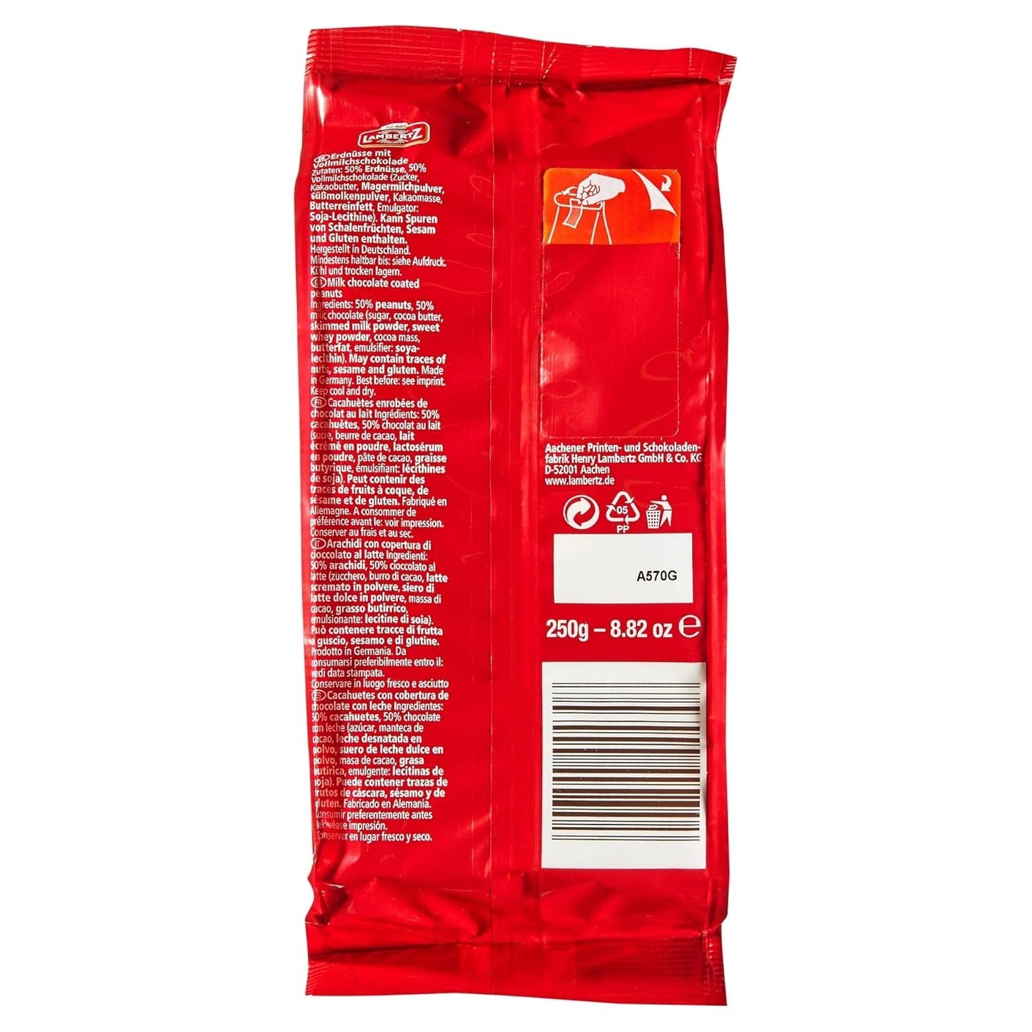 Chocolate con leche Peanut Mountains (250 g)