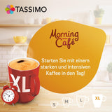 Tassimo Kapseln Moring Café XL Strong & Intense, paquete grande, 5 x 21 compresas, 105 cápsulas de café