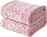 FY FIBER HOUSE Tiro de Franela Polar, Manta de Microfibra con Estampado de Guepardo 3D, 228 X 274 cm, Morado Edredones y Edredones Naty Shop Pink Leopard 40"X50"