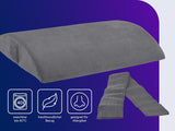 Almohada ortopédica para espalda/lumbar Traumnacht con núcleo de espuma viscoelástica y funda de micropolar agradable para la piel, certificado Oeko-Tex, fabricado según los estándares de calidad alemanes