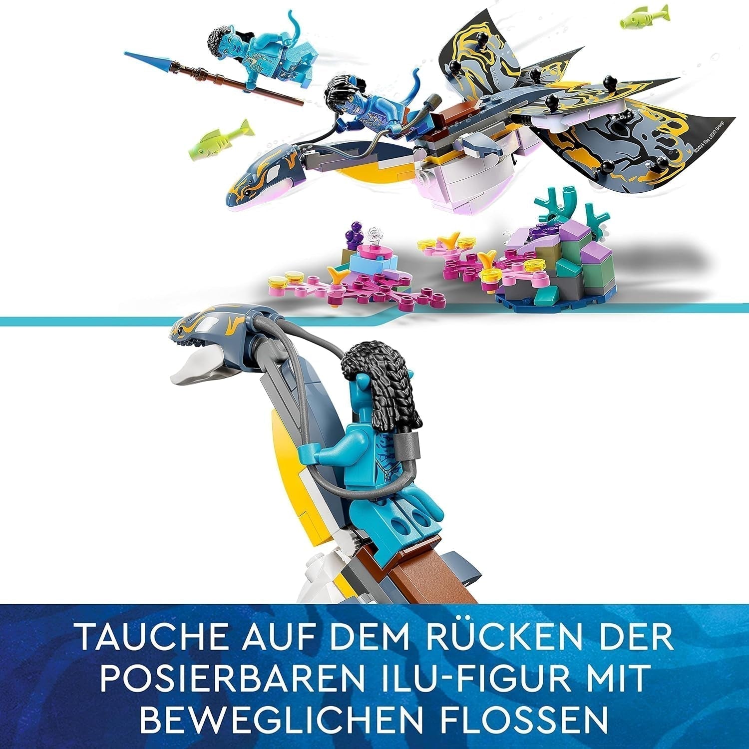 LEGO Avatar El Descubrimiento de Ilu Camino Acuático Juguete de Construcción con Figura Subacuática Set Pandora Collection para Niños y Fanáticos del Cine de 8 años en adelante 75575 Juegos de construcción Besuche den LEGO-Store