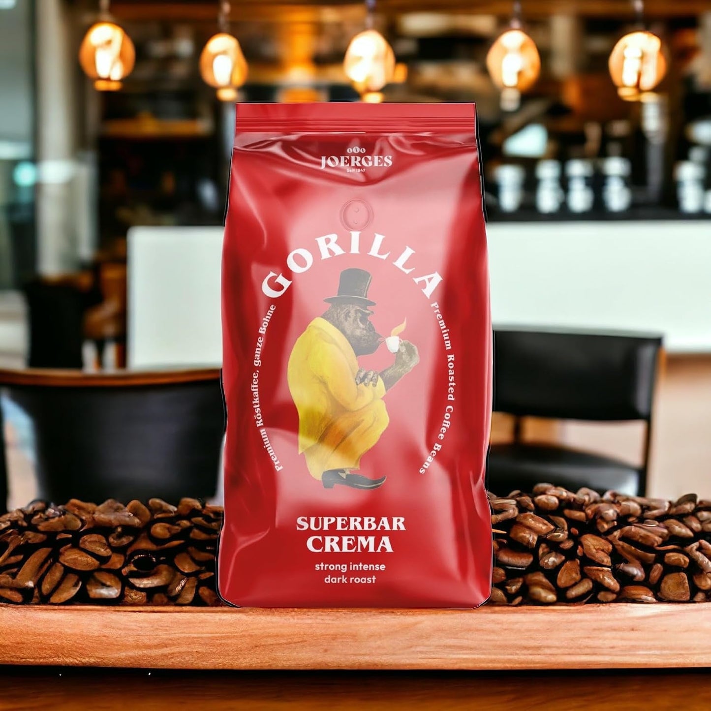 Gorilla Espresso Super Bar Crema 12 x 1kg, granos de café