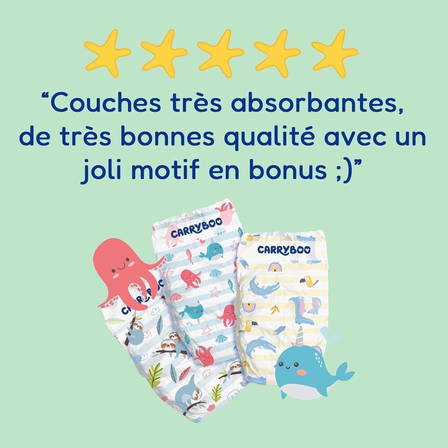 - Pañal talla 4 (7 – 18 kg) – para pieles sensibles – natural y muy absorbente – 12 horas a prueba de fugas – ohne unerwünschte Inhaltsstoffe – fabricado en Francia – 132 pañales