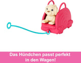 Barbie Toy Muñeca Chelsea y Accesorios Set de Viaje para Perros 6 Piezas Incluye Soporte para Perros HJY17 Naty Shop Dolls