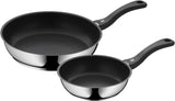 WMF Devil, inducción, acero inoxidable recubierto de Cromargan, mango de plástico Ollas y Sartenes Naty Shop 28 Cm + 2 Cm