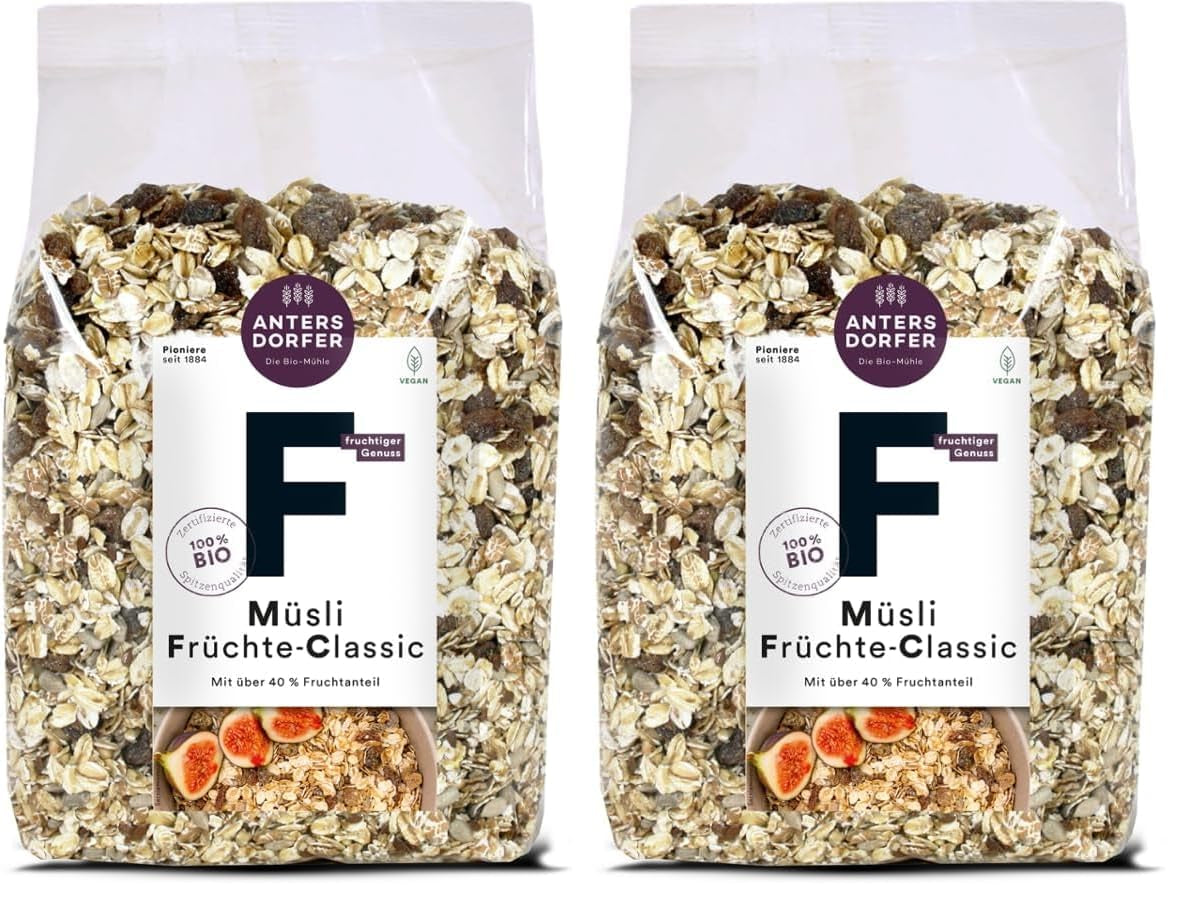 Muesli clásico con frutas, 1 kg