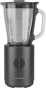 Grundig Delisia Novus SM 7140 Professioneller Batidora de pie, 1,5 litros, 800 W, 6-Fach Edelstahlmesser Mit Zirkonium-Beschichtung, 5 Geschwindigkeitsstufen + Pulse-Funktion, Dark Inox/Edelstahl Kitchen Naty Shop