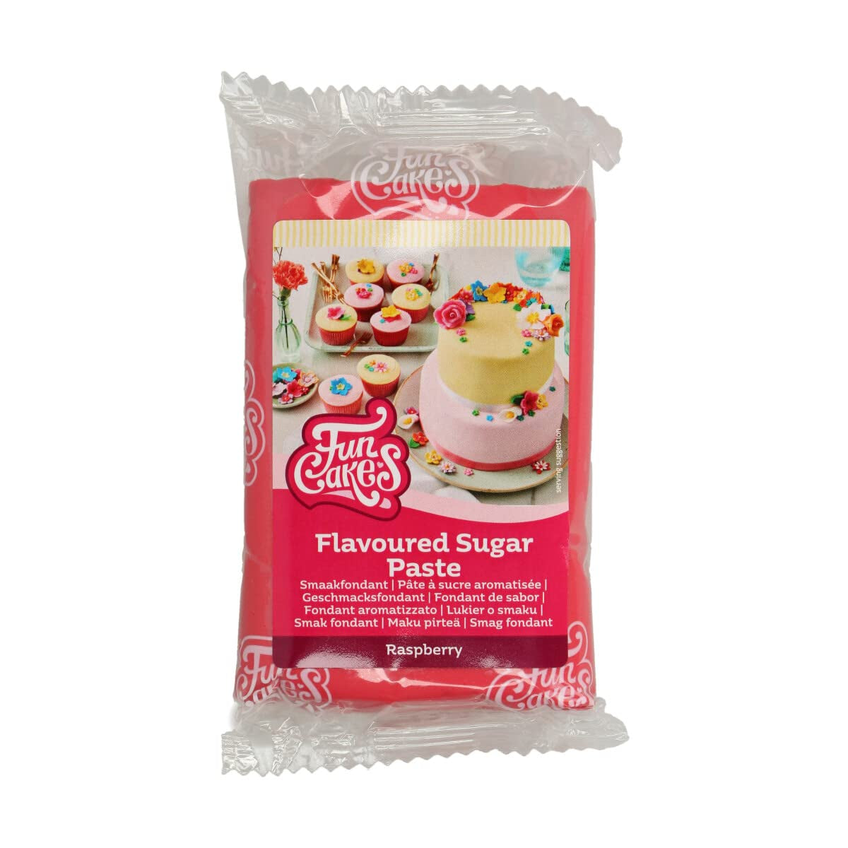 Fondant Funcakes Sabor Merengue: Fácil de usar, liso, flexible, suave y maleable, perfecto para decorar tartas, kosher y sin gluten. 1 kilogramo