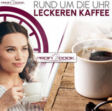 Cafetera Profi Cook | 8-10 tazas | Temporizador | Controles táctiles con sensores | Jarra Termo de Doble Pared de 1,2 Litros | Sello de sabor | Cafetera de filtro de acero inoxidable | PC-KA 1191