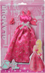 Simba 105723369 - Steffi Love Glamour / Conjunto de ropa para muñeca / 3 artículos surtidos / Solo se incluye un artículo / Vestido de gala para todas las muñecas de 29 cm / Muñeca no incluida